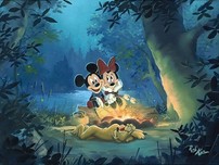 Mickey Mouse Fine Art Mickey Mouse Fine Art Family Camp Out